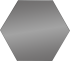 Зеркальная плитка Omega Glass NNLM63 сота 20x17.3 см глянцевая цвет графит 1 шт.