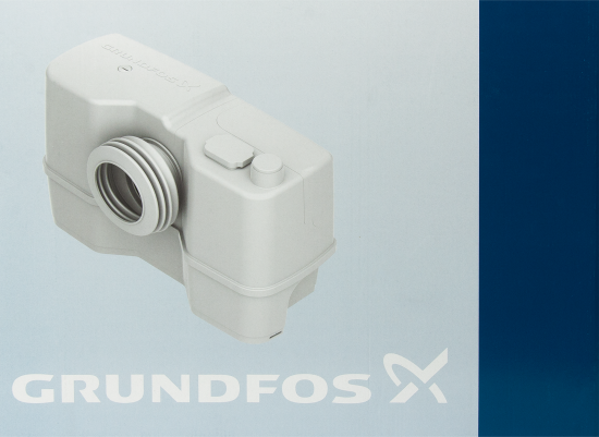 Санитарный насос Grundfos Sololift 2 WC-1 620 Вт 149 л/мин встроенный измельчитель