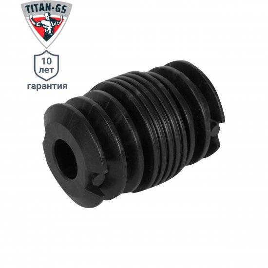 Соединитель для штанги Титан-GS пластик цвет черный