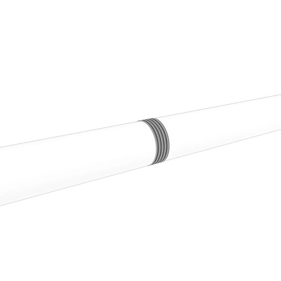 Соединитель для штанги Титан-GS пластик цвет черный