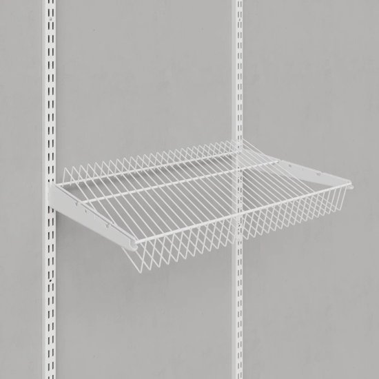 Полка для обуви Титан-GS 60.4x6x40.6 см сталь цвет белый