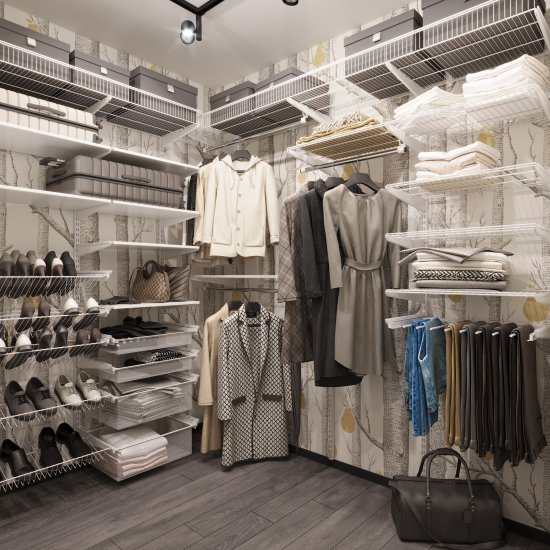 Полка сетчатая Титан-GS 60.3x30.6 см сталь цвет белый