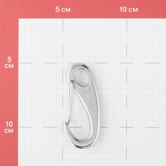 Карабин 70 мм нержавеющая сталь