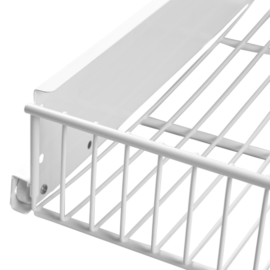 Корзина выдвижная Титан-GS 86.3x8.5x44 см сталь цвет белый