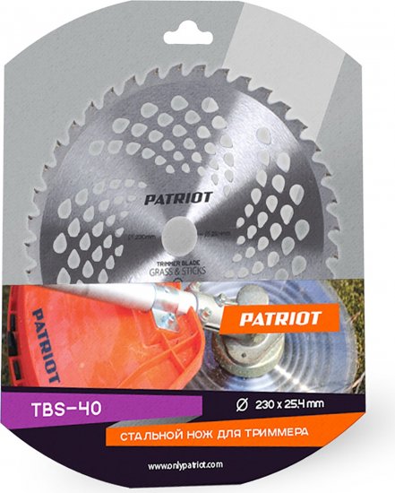 Нож для триммера Patriot TBS-40