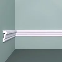 Молдинг из экополимера ударопрочный 40х15х2000 мм под покраску Bello Deco XPS M 4 белый