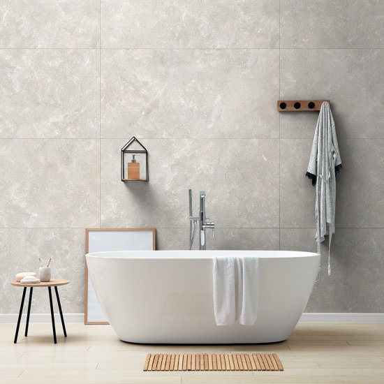 Керамогранит Idalgo Граните Доломити такко светлый светло-серый 1200х600х10 мм (3 шт.=2,16 кв.м)