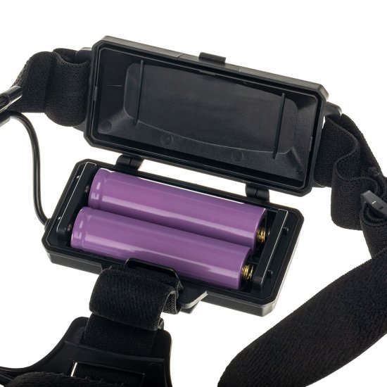 Фонарь налобный Ritter светодиодный 1 LED 10 Вт аккумуляторный Li-Ion 1200 мАч металл/пластик 3 режима (56209 6)