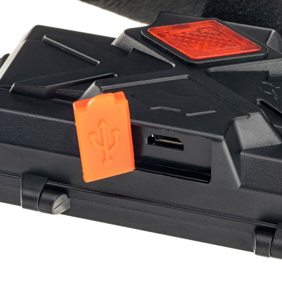 Фонарь налобный Ritter светодиодный 1 LED 10 Вт аккумуляторный Li-Ion 1200 мАч металл/пластик 3 режима (56209 6)