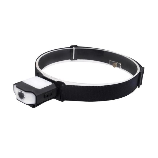 Фонарь налобный Ritter светодиодный 23 LED 5 Вт аккумуляторный Li-Pol 1200 мАч пластик 3 режима (56211 9)