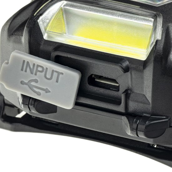 Фонарь налобный Ritter светодиодный 2 LED 3 Вт аккумуляторный Li-Pol 1200 мАч пластик 5 режима (56208 9)