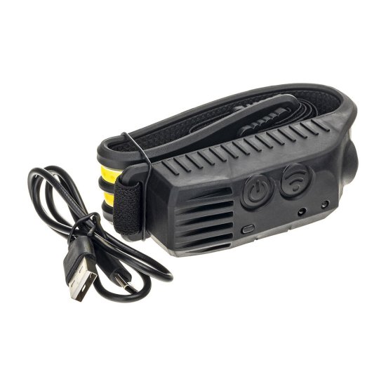 Фонарь налобный Ritter светодиодный 3 LED 7 Вт аккумуляторный Li-Ion 1200 мАч пластик 5 режима (56205 8)