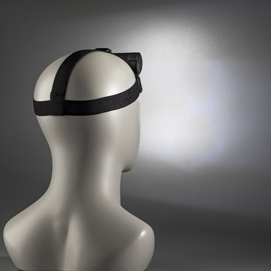 Фонарь налобный Ritter светодиодный 1 LED 5 Вт на батарейках AAA пластик 3 режима (29089 6)