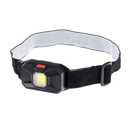 Фонарь налобный Rev светодиодный 1 LED 3 Вт на батарейках AAA пластик 3 режима (29087 2)