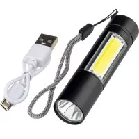 Фонарь ручной Ritter (29125 1) светодиодный 2 LED 5 Вт аккумуляторный Li-Ion 600 мАч алюминий 1 режим