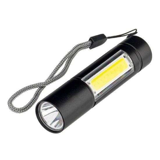 Фонарь ручной Ritter (29125 1) светодиодный 2 LED 5 Вт аккумуляторный Li-Ion 600 мАч алюминий 1 режим