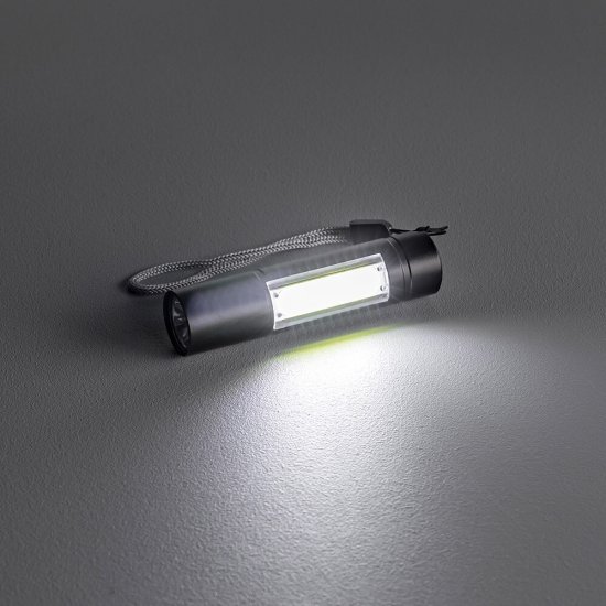 Фонарь ручной Ritter (29125 1) светодиодный 2 LED 5 Вт аккумуляторный Li-Ion 600 мАч алюминий 1 режим