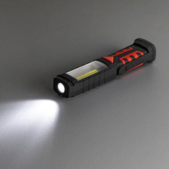 Фонарь ручной Rev (29055 1) светодиодный 4 LED 5 Вт аккумуляторный Li-Ion 2000 мАч пластик с магнитом