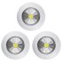 Фонарь пушлайт Ritter светодиодный 1 LED 3 Вт на батарейках AAA пластик самоклеящийся (29098 8)