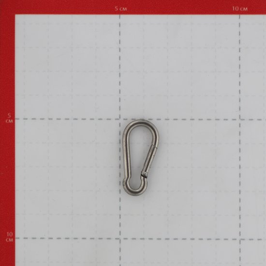 Карабин пожарный d3 мм 30 мм DIN 5299 С нержавеющая сталь