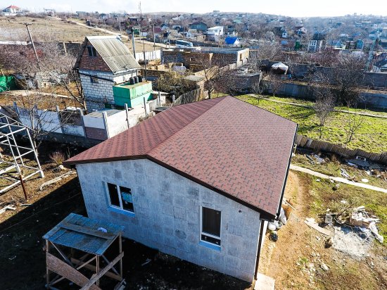 Гибкая черепица Docke Pie Евразия лабиринт красный 3 м²