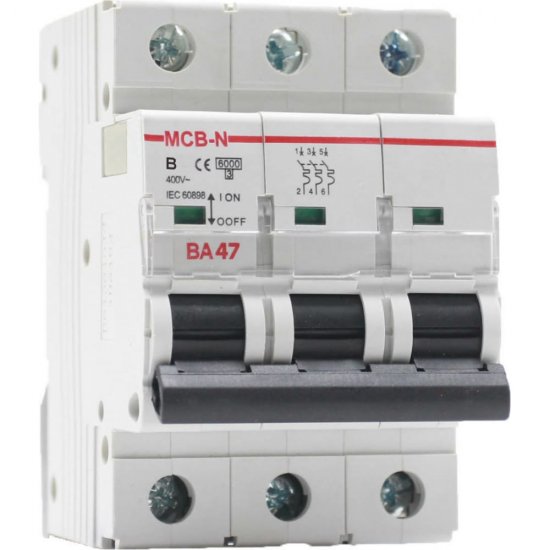 Автоматический выключатель AKEL ВА47-MCB-N-3P-B40-AC