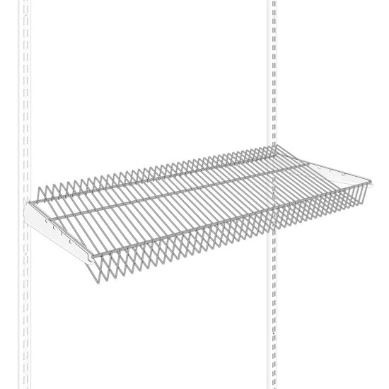 Полка для обуви Титан-GS 90.3x8.5x40.6 см сталь цвет белый