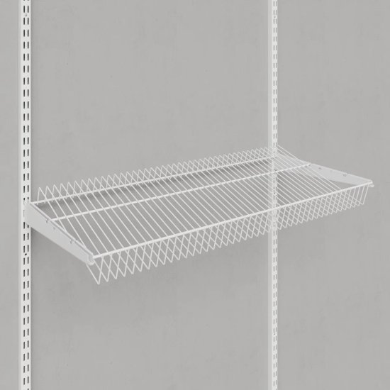 Полка для обуви Титан-GS 90.3x8.5x40.6 см сталь цвет белый