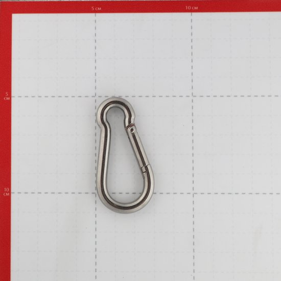 Карабин пожарный d7 мм 70 мм DIN 5299 С нержавеющая сталь