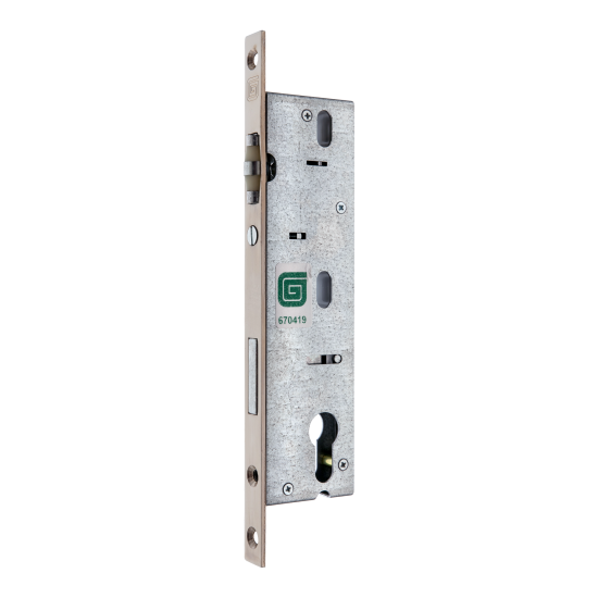 Замок врезной Гардиан Profi 35.11.16 с роликом, цвет хром