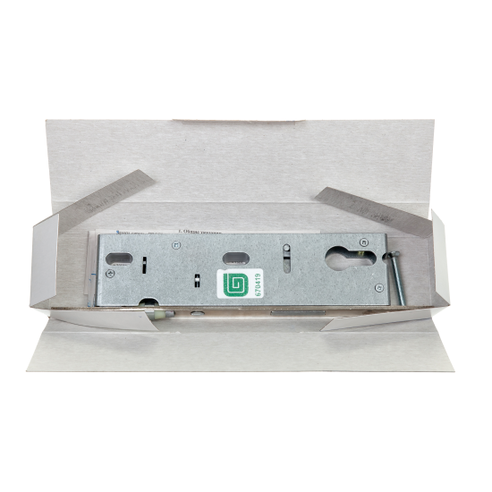 Замок врезной Гардиан Profi 35.11.16 с роликом, цвет хром