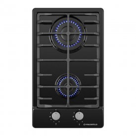Варочная панель газовая Maunfeld EGHE.32.6CB/G 2 конфорки черная