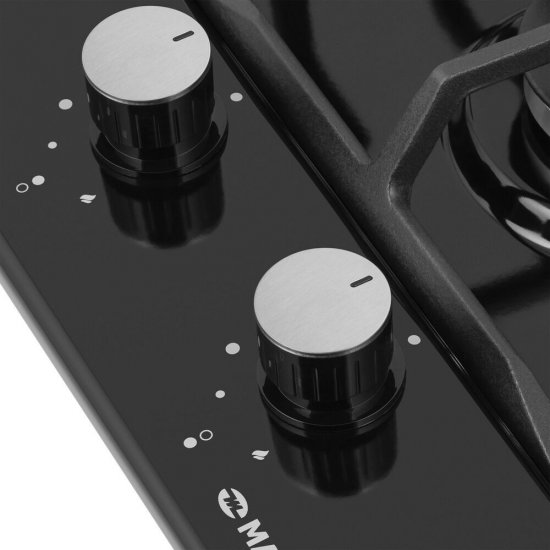 Варочная панель газовая Maunfeld EGHE.32.6CB/G 2 конфорки черная