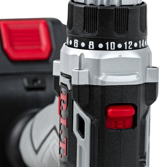 Дрель-шуруповерт аккумуляторная P.I.T. 20 В 1,5 Ач Li-Ion 2 АКБ и ЗУ (PSR18-D3)