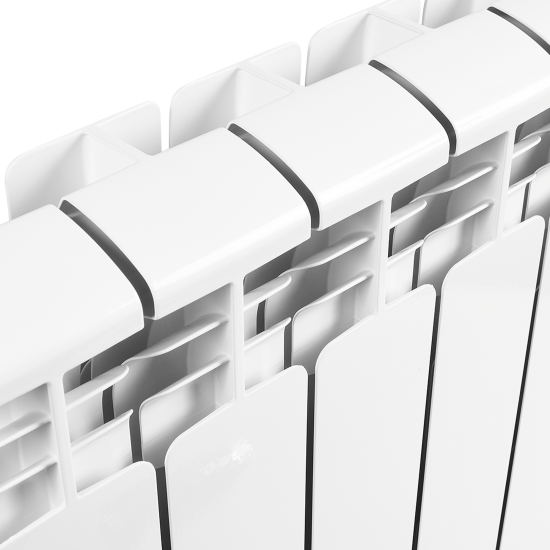 Радиатор секционный Rifar Alum RAL50006 500/90 6 секций боковое подключение алюминий белый