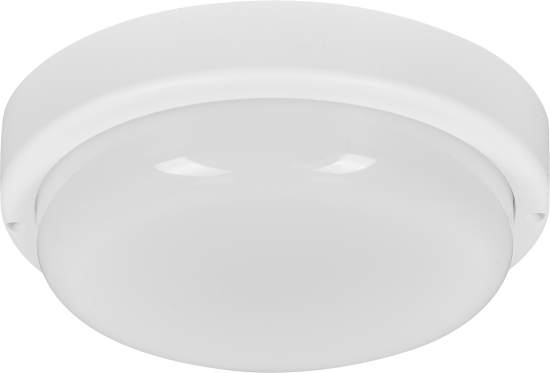 Светильник ЖКХ светодиодный Wolta LCL04-20W-R21-4K-SM 20 Вт IP65 с датчиком движения круг цвет белый