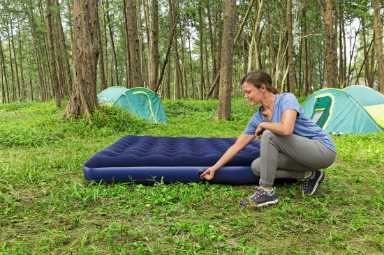 Надувной матрас Bestway 67004 203x183x22 см цвет синий