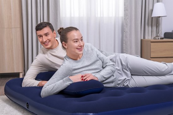 Матрас надувной Bestway ПВХ 203x152 см цвет синий