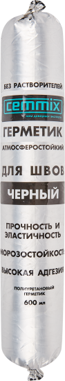 Клей-герметик для швов Cemmix 600 мл черный