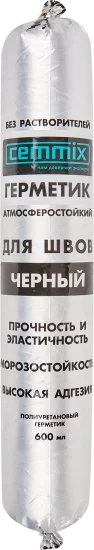 Клей-герметик для швов Cemmix 600 мл черный
