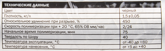 Клей-герметик для швов Cemmix 600 мл черный