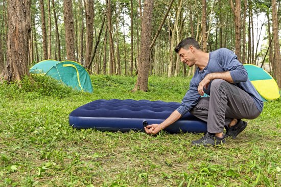 Матрас надувной Bestway 203x152x22 см цвет синий