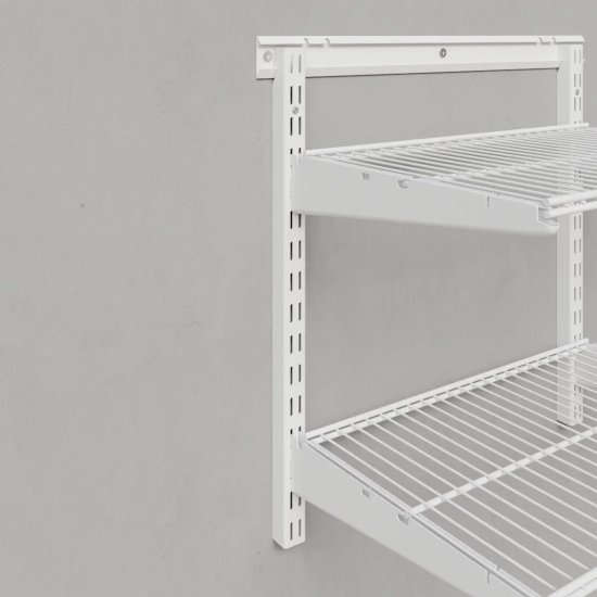 Направляющая двухрядная Титан-GS 51.2 см сталь цвет белый