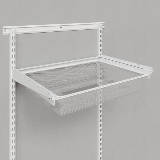 Корзина мелкосетчатая Титан-GS 53.5x8.5x41 см сталь цвет белый