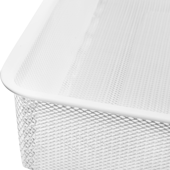 Корзина мелкосетчатая Титан-GS 53.5x8.5x41 см сталь цвет белый