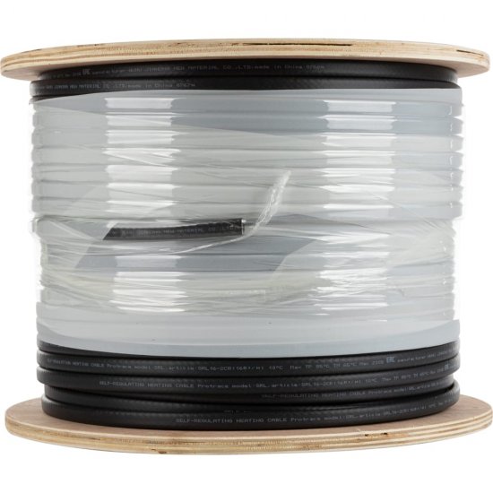 Экранированный саморегулирующийся греющий кабель для водопровода, на трубу Обогрев Люкс SRL 16-2CR