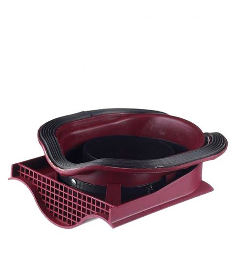 Аэратор Поливент КТВ-вентиль для готовой кровли из металлочерепицы красное вино RAL 3005