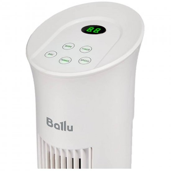 Вентилятор колонный Ballu BFT-110R 50 Вт с таймером и пультом управления цвет белый