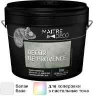 Штукатурка тонкоструктурная Maitre Deco «Decor de Provence» эффект марокканского стиля 15 кг