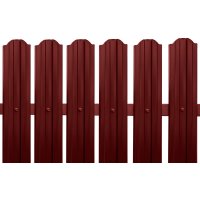 Металлический двухсторонний штакетник Металлика 1.8-3005/3005